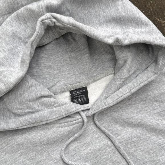 Vintage VTG Heather Grey Hoodie - Picture 8 of 8